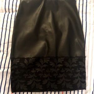 Wolford Emma Faux Leather pencil skirt